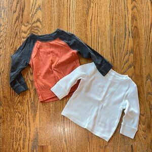 Cat & Jack Long Sleeve shirt bundle - 12m